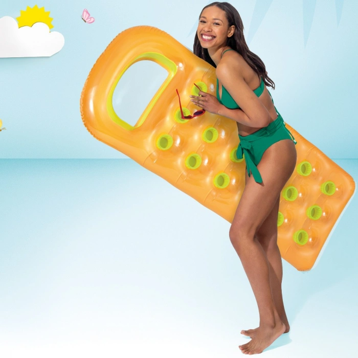 İntex Bardaklı Deniz Yatağı TURUNCU - 59895 (Lisinya)