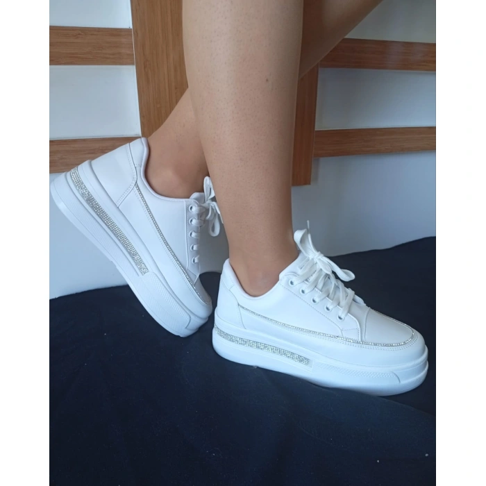Kadın Spor Ayakkabı Beyaz Renk