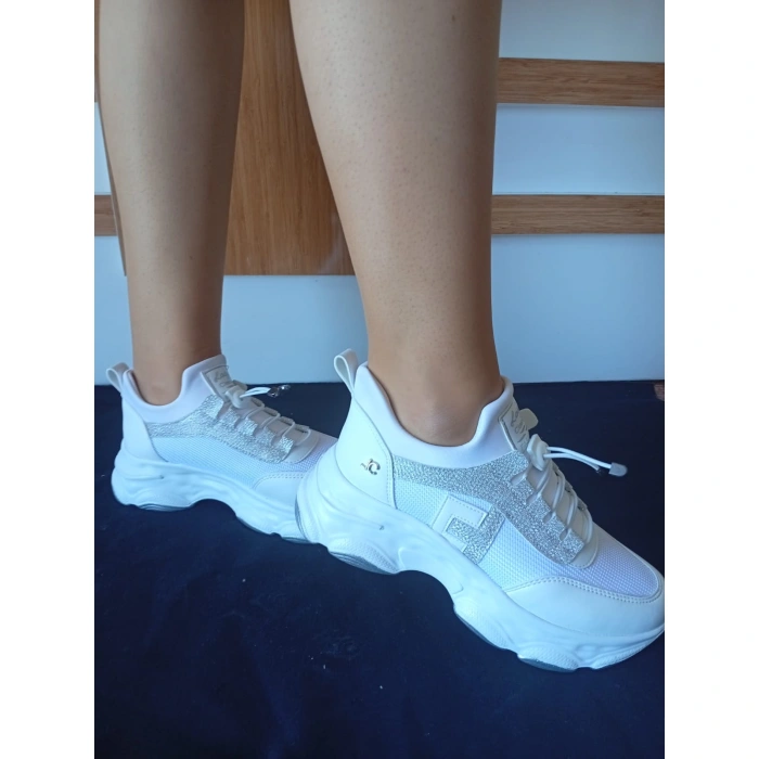 Kadın Spor Ayakkabı Beyaz Renk
