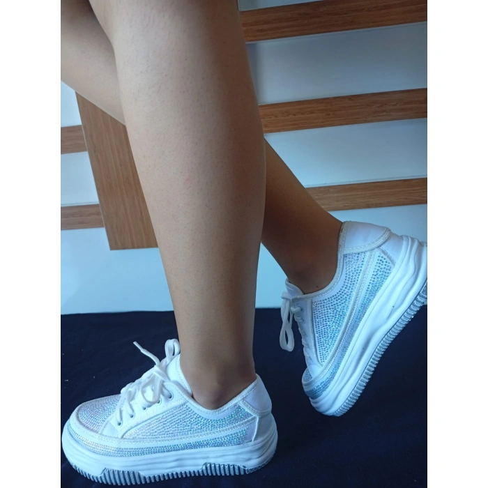 Kadın Spor Ayakkabı Beyaz Renk