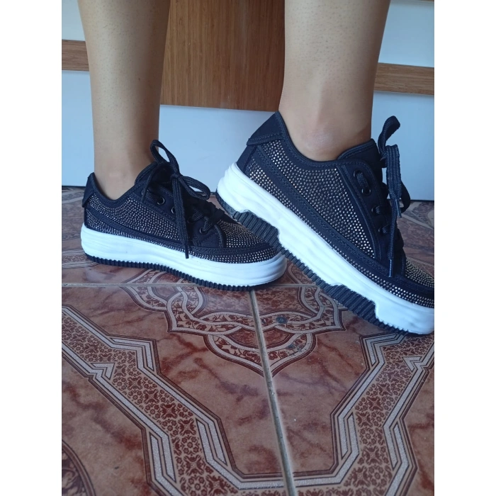 Kadın Spor Ayakkabı Siyah Renk