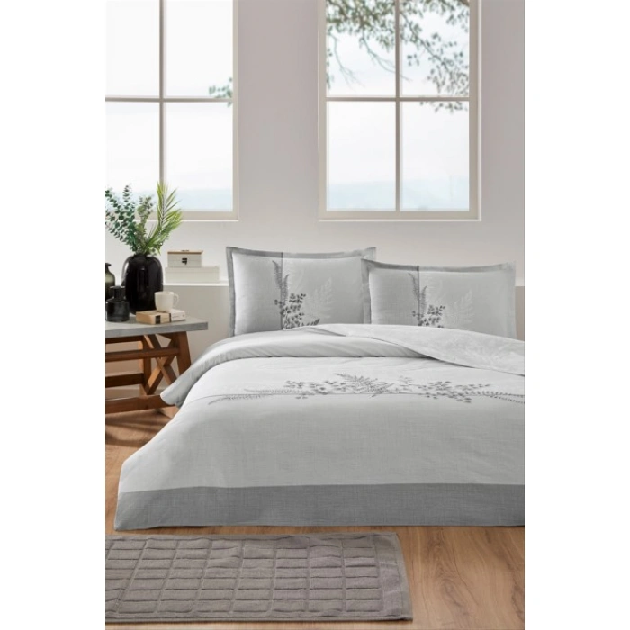 Özdilek Çift Kişilik Ranforce Nev Takımı Helecho Gri