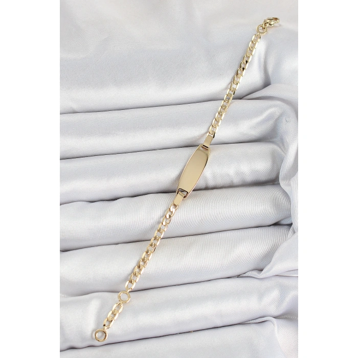 Pirinç Oval Model Gold Renk Xuping Bebek Künyesi - Lisinya