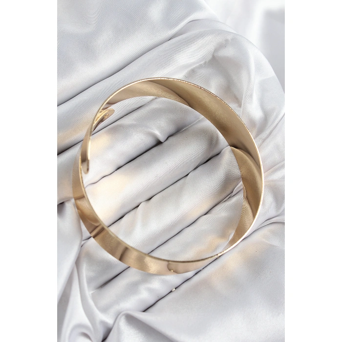 Pirinç Sarmal Model Gold Renk Pazu Bileklik - Lisinya