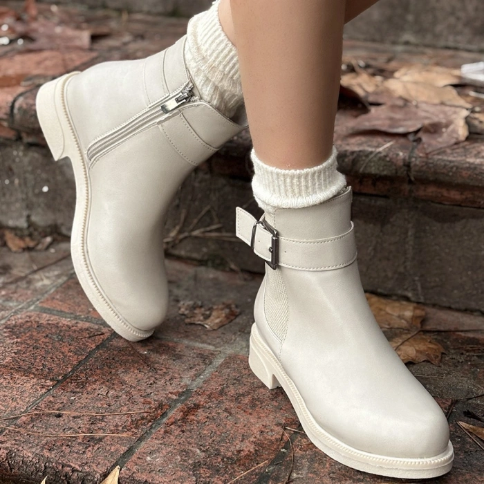 Wennes Bej Cilt Topuklu Bot - Lisinya