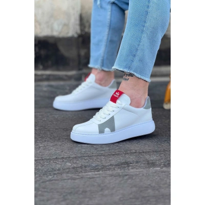 Beyaz Gri Erkek Casual Ayakkabı