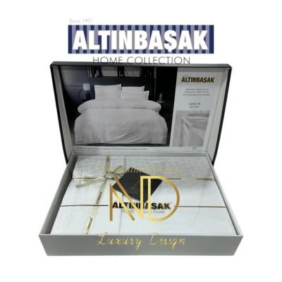 Jakarlı Saten Çift Kişilik Nev Takımı Adelya Arcane