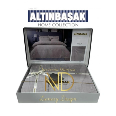 Jakarlı Saten Çift Kişilik Nev Takımı Adelya Marble