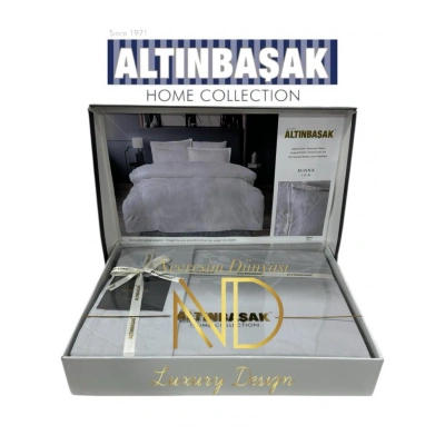 Jakarlı Saten Çift Kişilik Nev Takımı Minna Coin