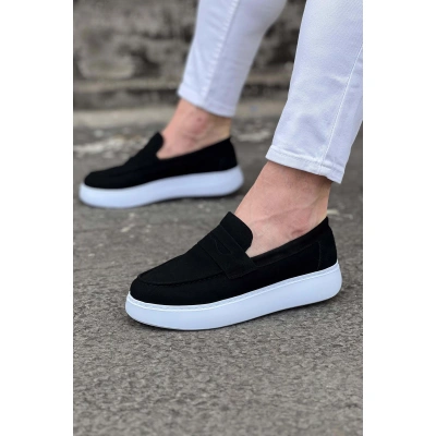 Siyah Süet Erkek Casual Ayakkabı