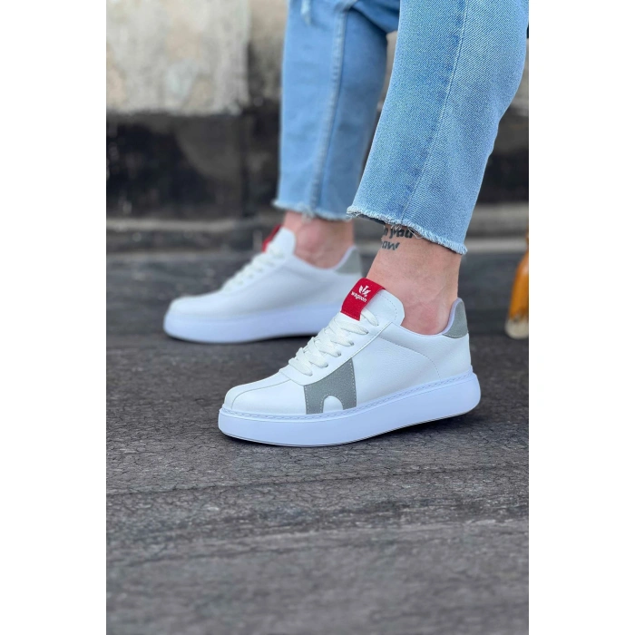 Beyaz Gri Erkek Casual Ayakkabı