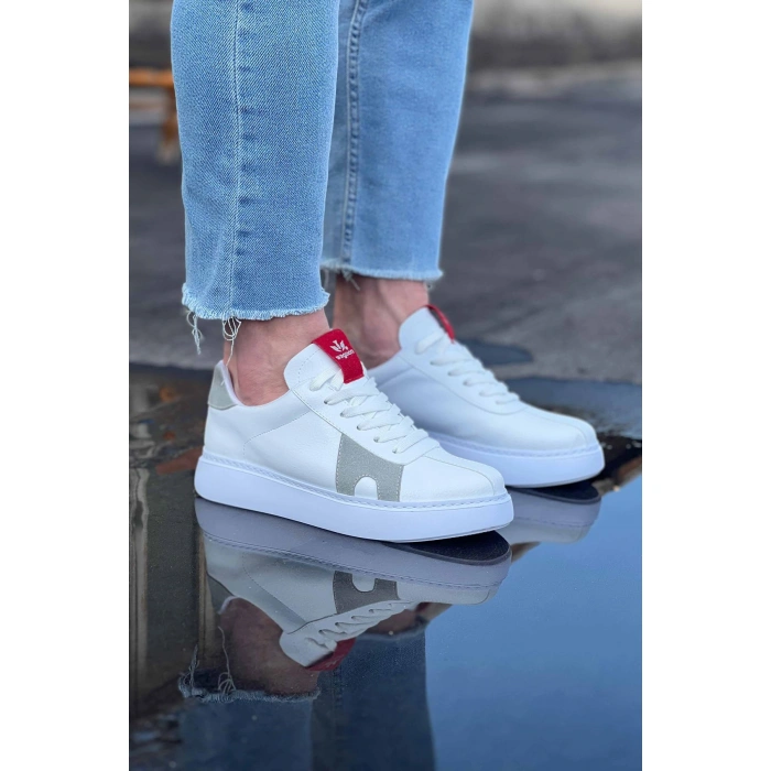 Beyaz Gri Erkek Casual Ayakkabı