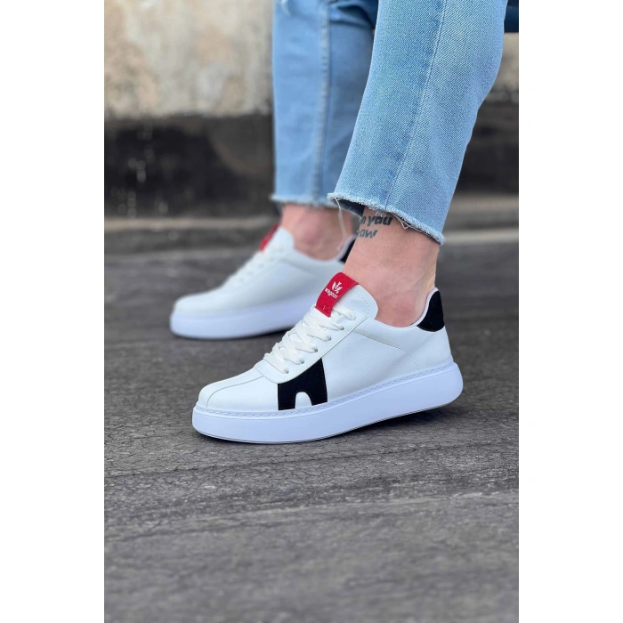 Beyaz Siyah Erkek Casual Ayakkabı