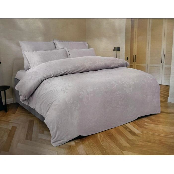 Jakarlı Saten Çift Kişilik Nev Takımı Perle Marble