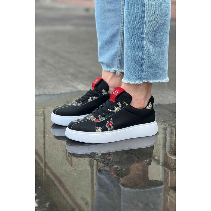 Siyah Kurukafa Erkek Casual Ayakkabı