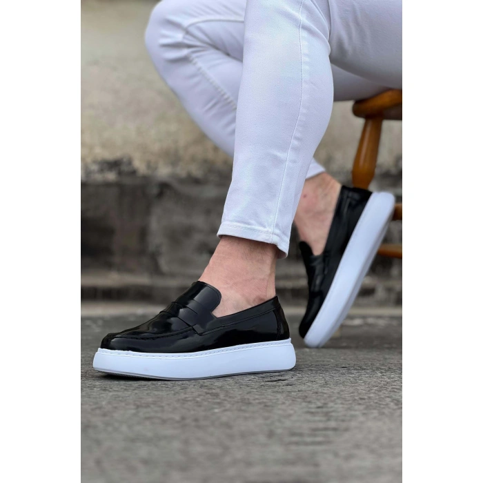 Siyah Rugan Erkek Casual Ayakkabı