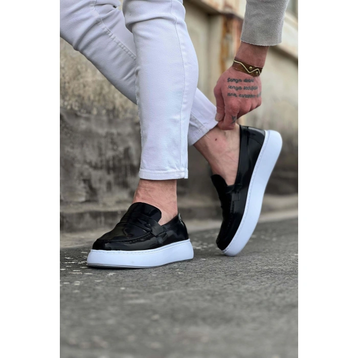 Siyah Rugan Erkek Casual Ayakkabı