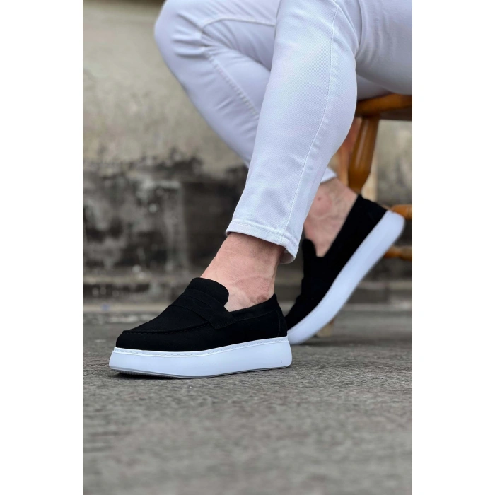 Siyah Süet Erkek Casual Ayakkabı