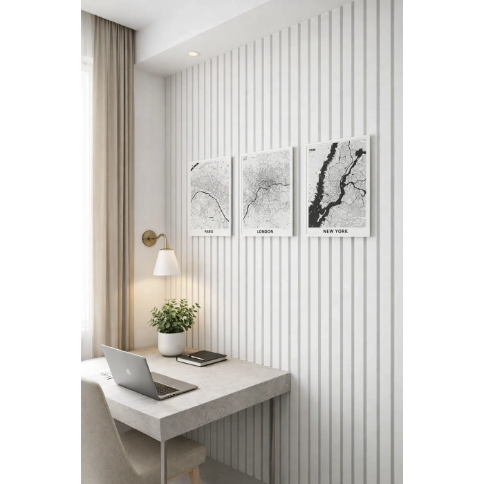 18121 Duvar Paneli Beyaz 18 Mm 12x280 Cm