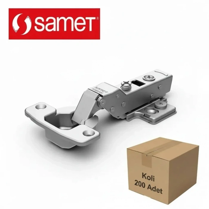 Samet Master Frenli Yarım Deve Boynu Menteşe Taban Dahil Koli Bazlı (200 Adet)