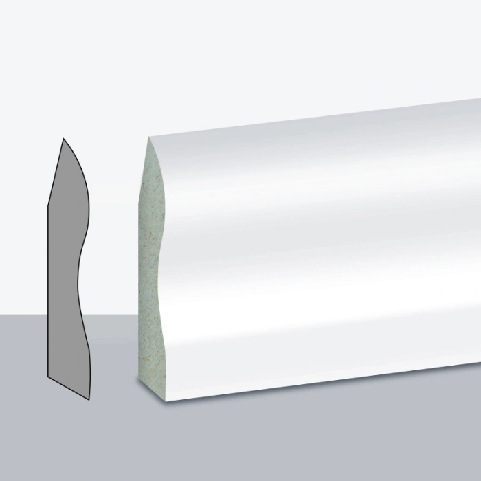 Varioclic Standart 6 Cm Beyaz Süpürgelik 2,80 Metre