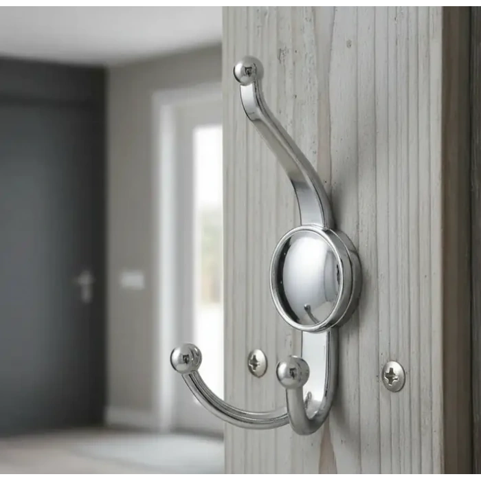 Boncuk Portmanto Askı Krom