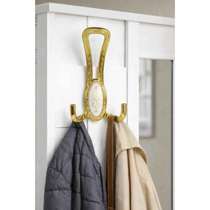 Seçil Portmanto Askı Mat Altın