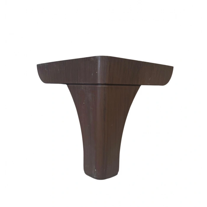 Ürgüp Ayak 1.Kalite Plastik 14 Cm Ceviz Koltuk,TV Ünitesi Mobilya Ayağı