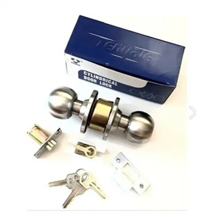 Tenyale Otel Tipi Topuzlu Kilit Saten Anahtarlı