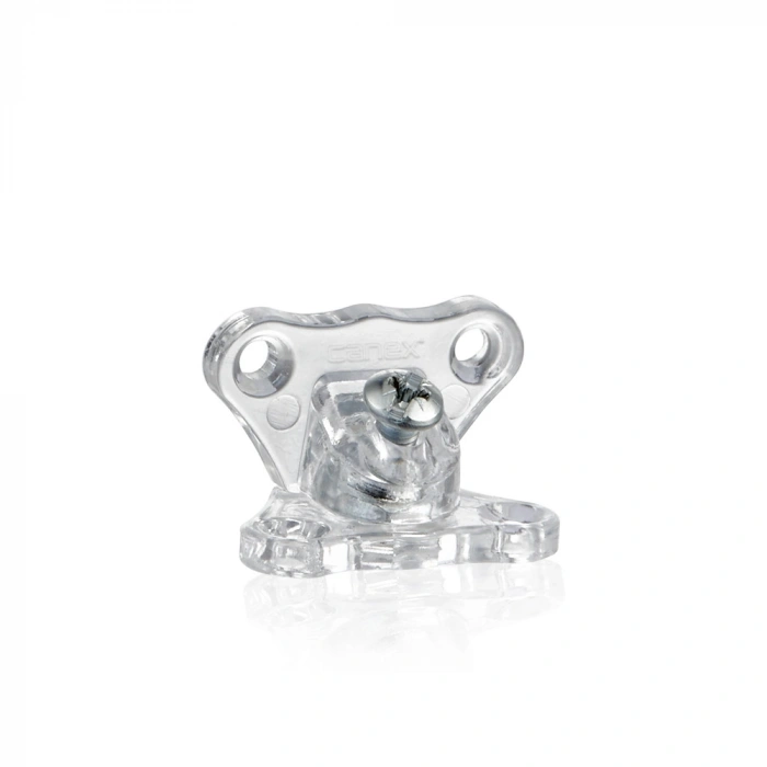 Canex Açılı Şeffaf Çektirme Kelebek Bağlantı Paket (100 Adet)