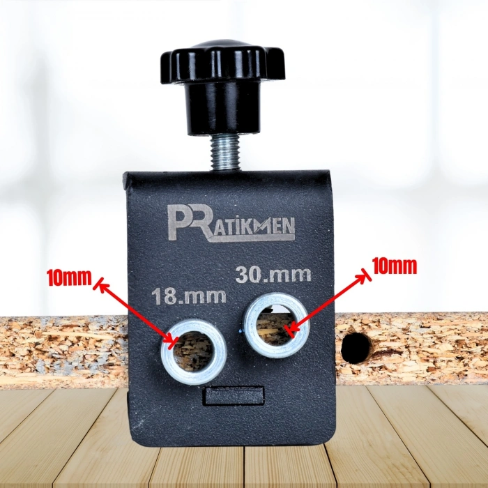 Bas Aç 18 ve 30 Mm Orta Merkez Delik Delme Aparatı