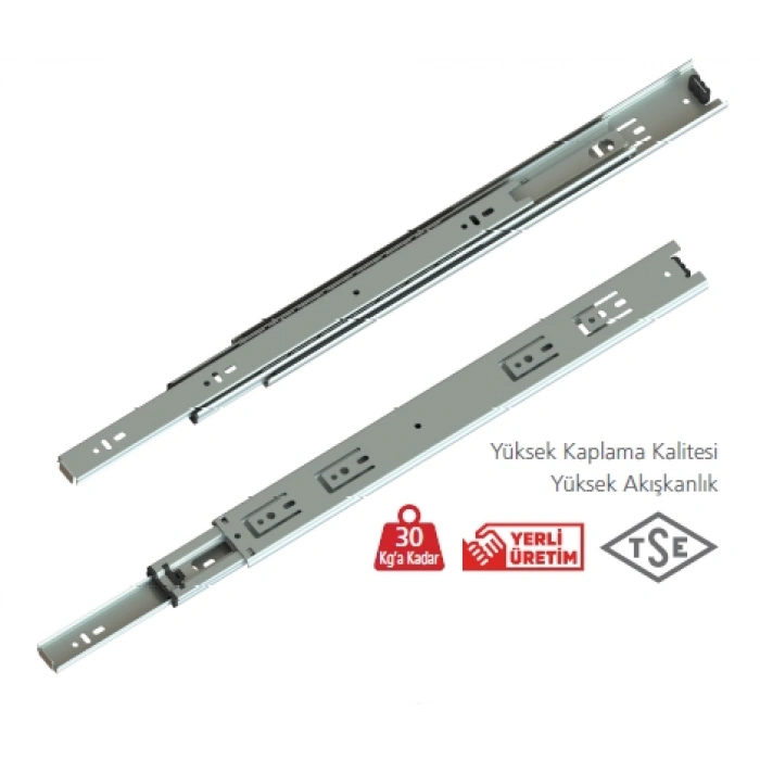 Canex Teleskopik Bilyalı Ray 43x50 Cm