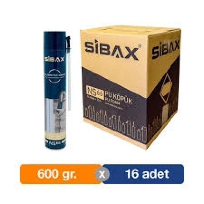 Sibax Ns66 Pipetli Köpük 600 Gr Koli Bazlı (16 Adet)