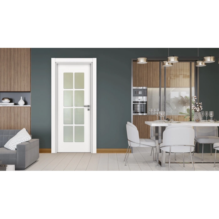 Variodor Kapı Alize Seri Vda-50 Lake Beyaz Giotin Camlı