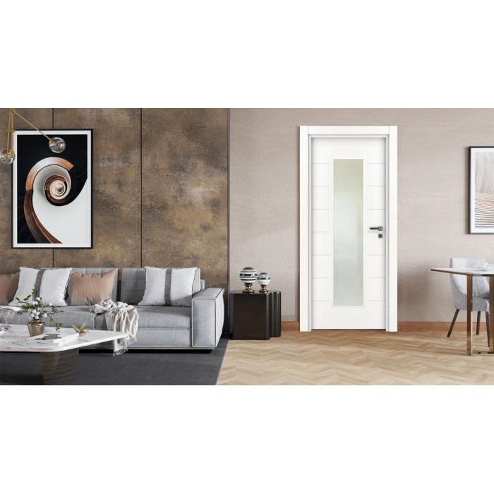 Variodor Kapı Alize Seri Vda-70 Lake Beyaz Camlı