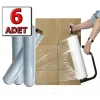 Palet Streç Film 17 Micron 250 Metre 2 Kg Toptan Koli Bazlı (6 Adet)
