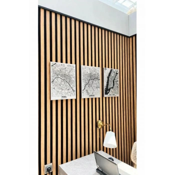 18121 Duvar Paneli Teak Black 18 Mm 12x280 Cm