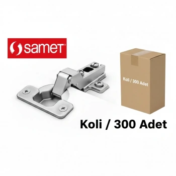 Samet Star Yarım Deve Boynu Menteşe Taban Dahil Koli Bazlı (300 Adet)