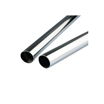 Yuvarlak Askı Borusu Metal Krom 3 Metre
