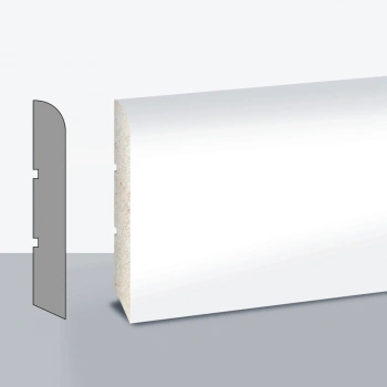 Varioclic Vera 10 Cm Beyaz Pvc Süpürgelik 2,80 Metre