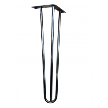 Mil Ayak Dekoratif Masa Sehpa Ayağı 40 Cm Krom 4 Adet Takım