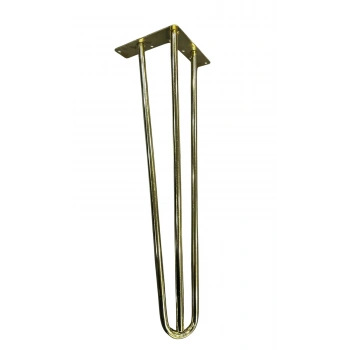 Mil Ayak Dekoratif Masa Sehpa Ayağı 40 Cm Altın 4 Adet Takım