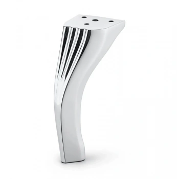 Kesit Ayak Metal Mobilya Ayağı Krom 14 Cm