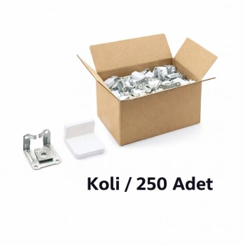 Askı Elemanı 1.20 Mm Beyaz Toptan Koli Bazlı (250 Adet)