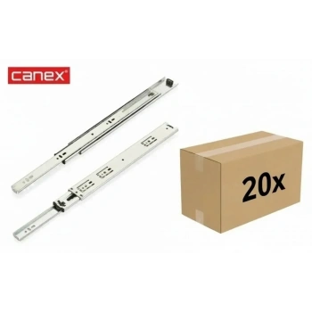 Canex Teleskopik Bilyalı Ray 35x35 Cm Koli Bazlı (20 Takım)