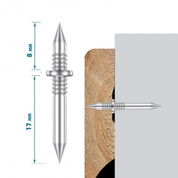 Çift Yönlü Çelik Paslanmaz Pervaz, Duvar Ve Alçıpan Çivisi 25li