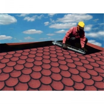 Alteks Yonca Desenli Kumlu Membran Kırmızı 10 M2