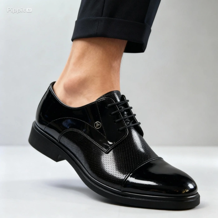 Mebade Veldan Siyah – Siyah Erkek Klasik Ayakkabı | Mebade Premium