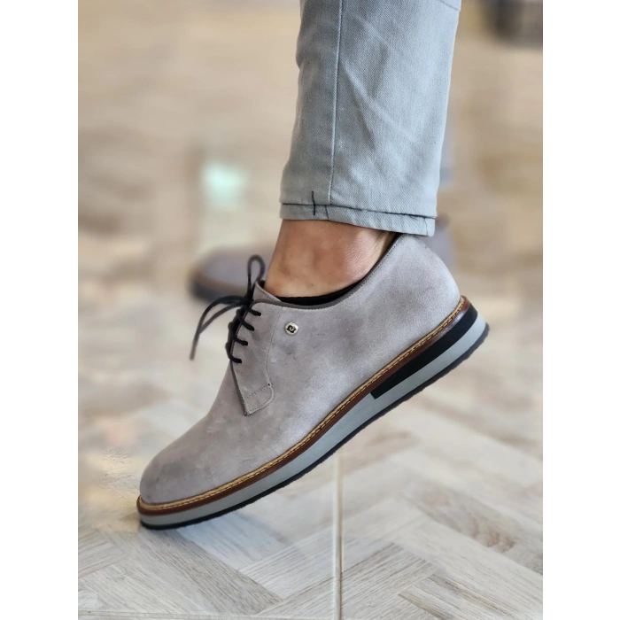 Pierre Cardin 16544 Premium Gri Süet