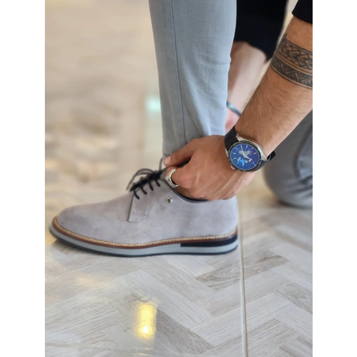 Pierre Cardin 16544 Premium Gri Süet